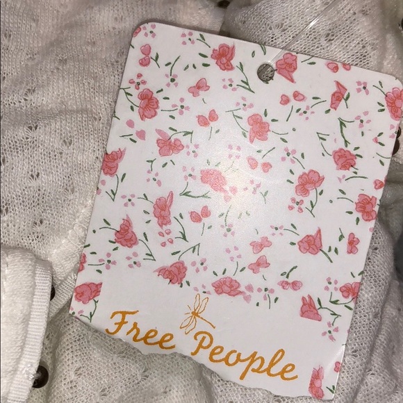 NWT FREE PEOPLE Linen Blend Boho Tunic Top - Picture 5 of 8